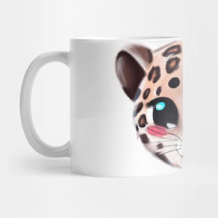 Cute Leopard Drawing Mug